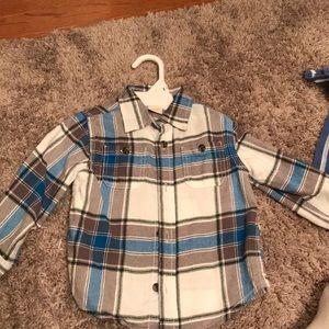 Flannel plaid button down